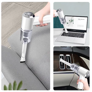 Máy hút bụi cầm tay mini lực hút siêu mạnh hút bụi ô tô giường đệm sạc USB .