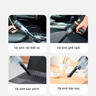 Máy Hút Bụi Mini Cầm Tay Không Dây Sạc Tích Điện - Hút Bụi Cầm Tay Mini Hút Bụi Ô Tô