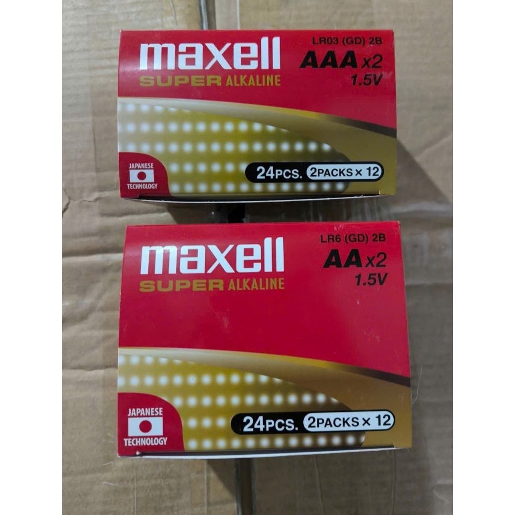 12 vỉ *2 viên pin Maxell