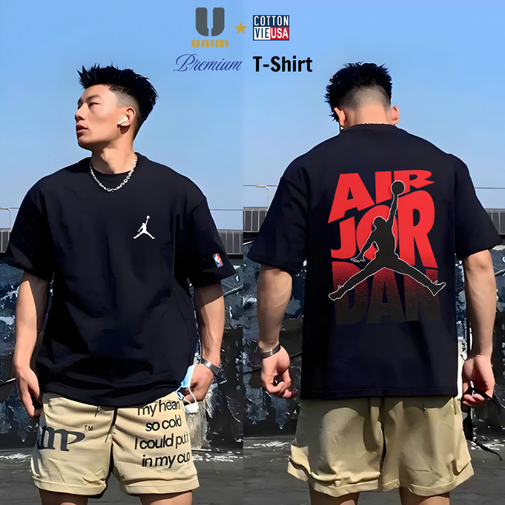 Áo Thun JD Michel Form Dáng Boxy Nam Tính Chất Liệu Cotton Cao Cấp Co Giãn 2 Chiều