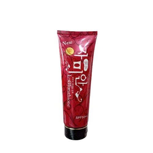 l glutathione trắng da Kem Dưỡng Trắng Da Toàn Thân L-GLUTATHIONE SPF 50++ 300gr Hàn Quốc (màu đỏ)