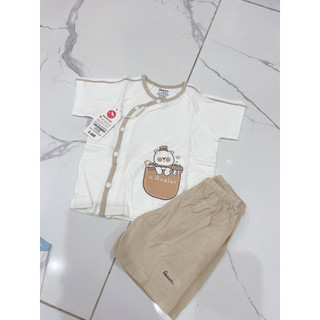 Bộ cộc cài chéo avaler cho bé 0-9m