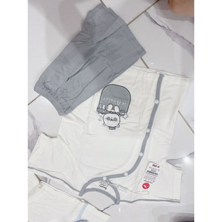 Bộ cộc cài chéo avaler cho bé 0-9m