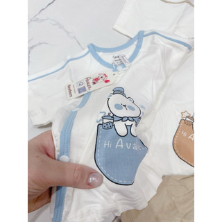 Bộ cộc cài chéo avaler cho bé 0-9m