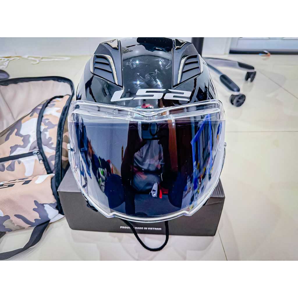 PPF cách nhiệt dán kính mũ LS2,  lS2 FF805.. PPF dán bảo vệ mặt kính mũ, hàng nhập khẩu