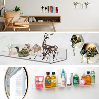 YOWXII Giá Đỡ Trưng Bày acrylic, Dày hơn, Kệ Trang Trí Treo Tường Decor Phòng Khách