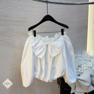 Áo trễ vai nơ bồng