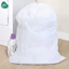 Túi rút đựng đồ cỡ đại 3II HOME vải Taffeta 210T trắng | Túi đựng chăn mền quần áo đồ Spa khách sạn