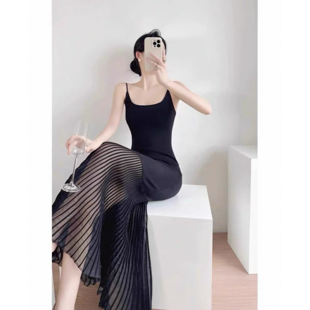 Váy Dệt Kim, Thiết Kế Phong Cách Pháp Cho Mùa Hè
