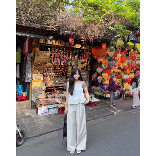 Áo dây thô mềm hoa nhí Ma Vie