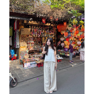 Áo dây thô mềm hoa nhí Ma Vie