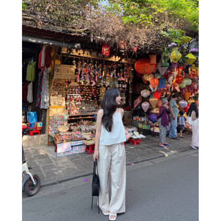 Áo dây thô mềm hoa nhí Ma Vie