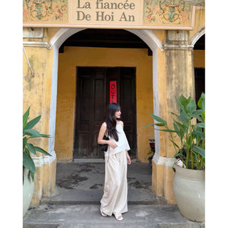 Áo dây thô mềm hoa nhí Ma Vie
