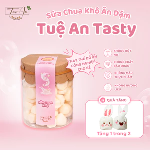 Bánh Sữa Chua Khô Ăn Dặm 250ml - 500ml - 1000ml Dạng Viên Tuệ An Tasty Sữa Chua Hy Lạp Dễ Tan Thơm Ngon Giàu Dinh Dưỡng