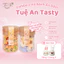 Combo 2 Hũ Bánh Ăn Dặm Tuệ An Tasty 500ml Bánh Lòng Đỏ Trứng 2 Hình Dạng Giàu Chất Xơ Tập Cầm Nắm Cho Bé
