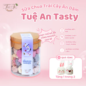 Sữa Chua Khô Hoa Quả Ăn Dặm - Tuệ An Tasty Bánh Ăn Dặm Sữa Chua Trái Cây Sữa Chua Hy Lạp