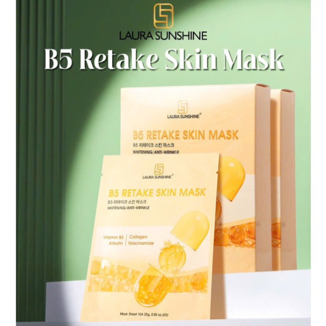 Mặt Nạ Lauura Sunshine Nhật Kim Anh Hộp 10 Miếng Dưỡng Ẩm , Làm Đẹp