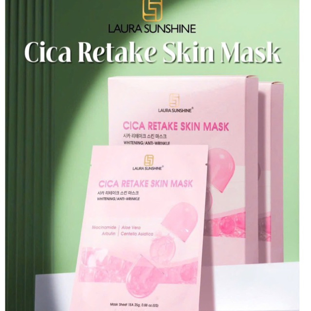 Mặt Nạ Lauura Sunshine Nhật Kim Anh Hộp 10 Miếng Dưỡng Ẩm , Làm Đẹp