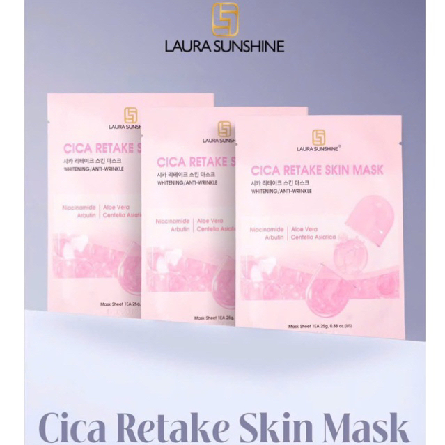 Mặt Nạ Lauura Sunshine Nhật Kim Anh Hộp 10 Miếng Dưỡng Ẩm , Làm Đẹp