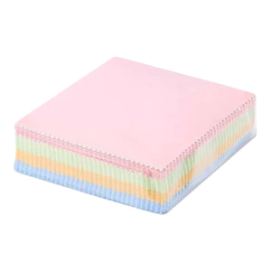COMBO 90 Đến 100 Cái Khăn Lau Kính Đa Năng Chuyên Dụng Lau Mắt Kính Cận, Mặt Kính, Điện Thoại ( Màu Bất Kì) Kích Thước