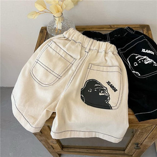 Quần short in hoạt hình phong cách hàn quốc cho bé