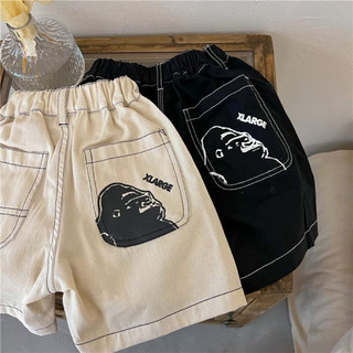 Quần short in hoạt hình phong cách hàn quốc cho bé
