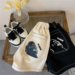 Quần short in hoạt hình phong cách hàn quốc cho bé