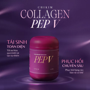 Collagen PEPV - CHIKIM - Collagen Nguyên Bản Thuỷ Phân 300g - Phục Hồi Chuyên Sâu Tái Sinh Toàn Diện