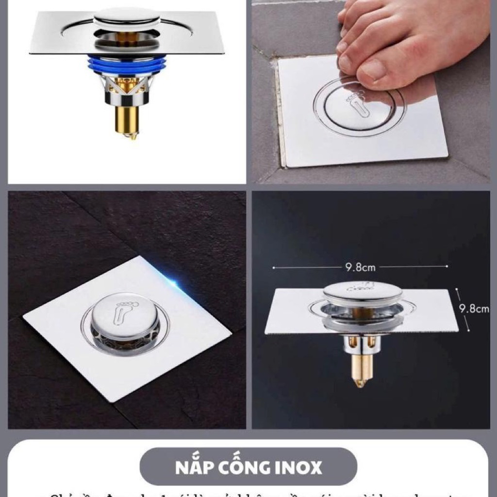 Nắp Đậy Cống Hai Chế Độ Thoát Nước Sàn Tắm Chất Lượng, Thiết Kế Tinh Tế, Hiệu Quả, Đảm Bảo An Toàn.