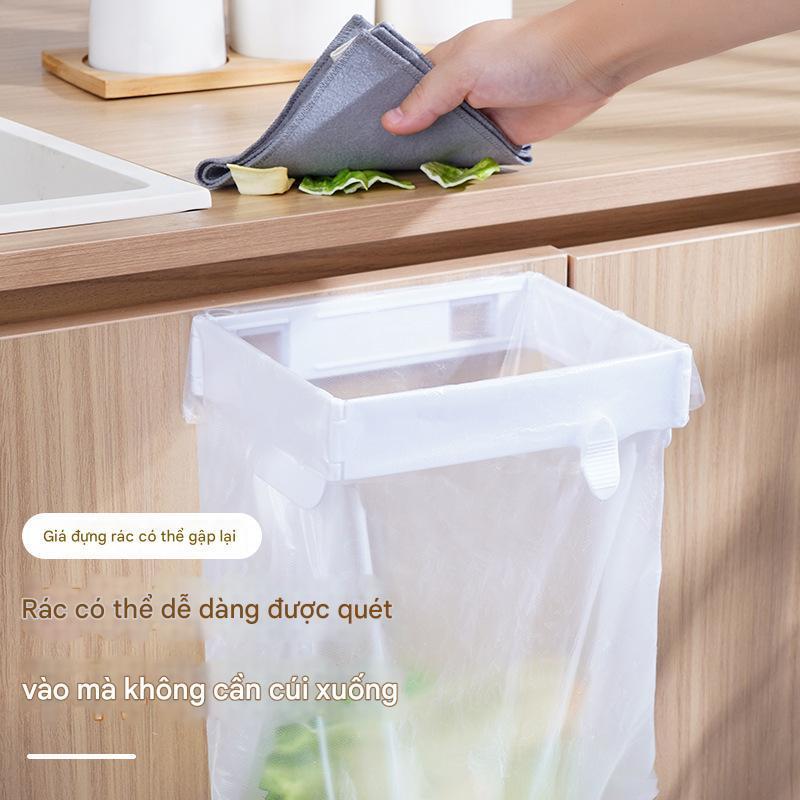 Thùng rác gấp gọn Nhà bếp Phòng tắm Giá đựng túi đựng rác Gia đình Thùng rác gắn tường