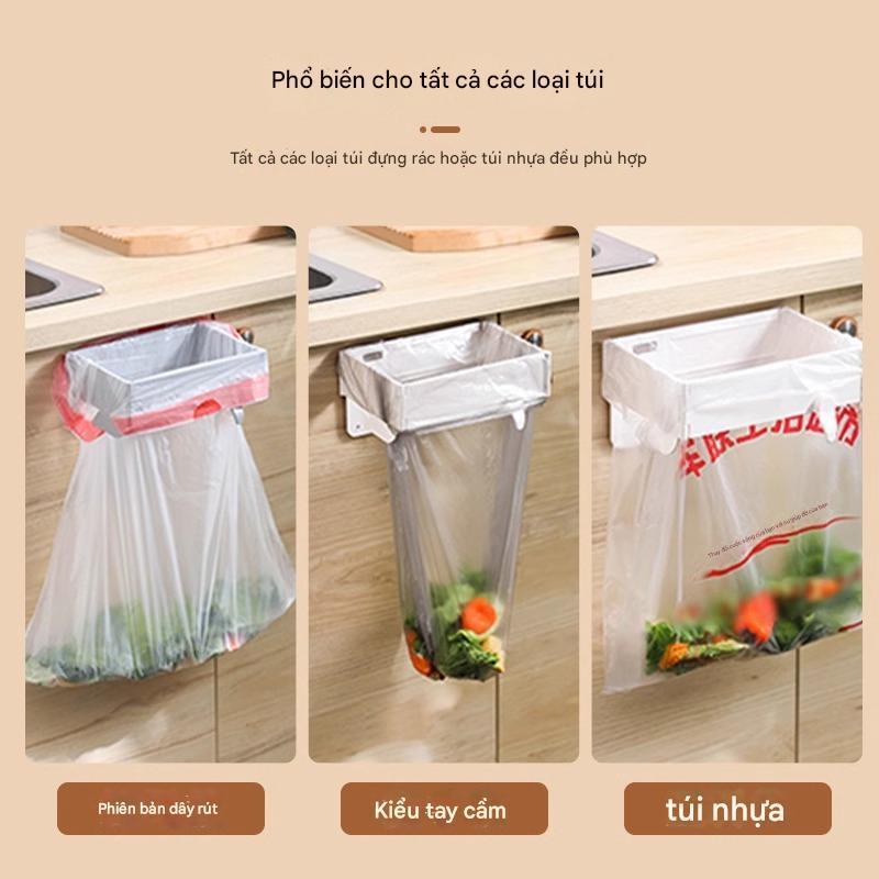 Thùng rác gấp gọn Nhà bếp Phòng tắm Giá đựng túi đựng rác Gia đình Thùng rác gắn tường