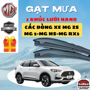 Gạt Mưa Ô Tô Các Dòng Xe MG ZS, MG5, MG HS, MG ZS ... Lưỡi Gạt Silicon Nano Gạt Sạch Êm. MG3K