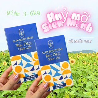 Giảm Cân Slim Body New Hộp 30 viên dành cho cơ địa mỡ cứng , khó giảm