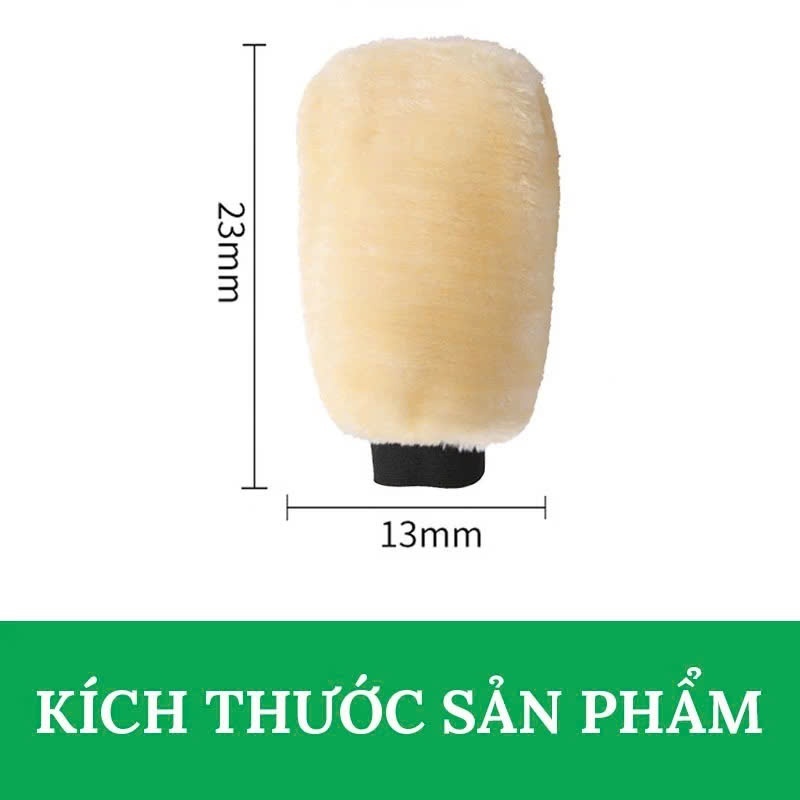 Bao Tay Rửa Xe Lông Cừu 2 MẶT Mềm Mại Vệ Sinh Ô Tô, Xe Máy, vệ sinh nhà cửa Tiện Lợi.