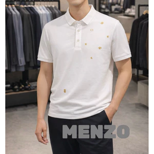 Áo Polo Nam thời trang Zenko chất cotton cá sấu có logo thêu, phong cách hiện đại