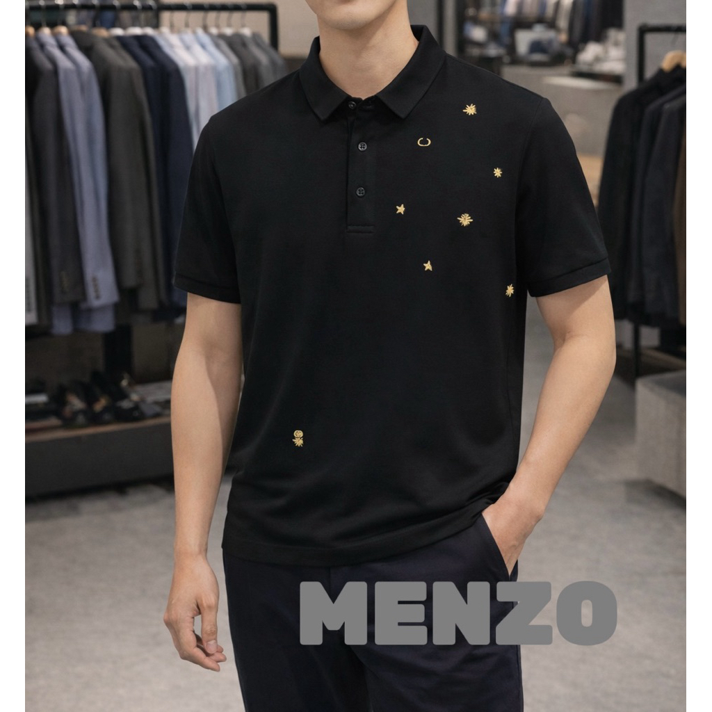 Áo Polo Nam thời trang Zenko chất cotton cá sấu có logo thêu, phong cách hiện đại