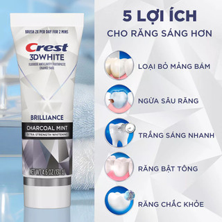 Kem Đánh Trắng Răng White Advanced Radiant Mint & Scope Outlast Complete Whitening Toothpaste