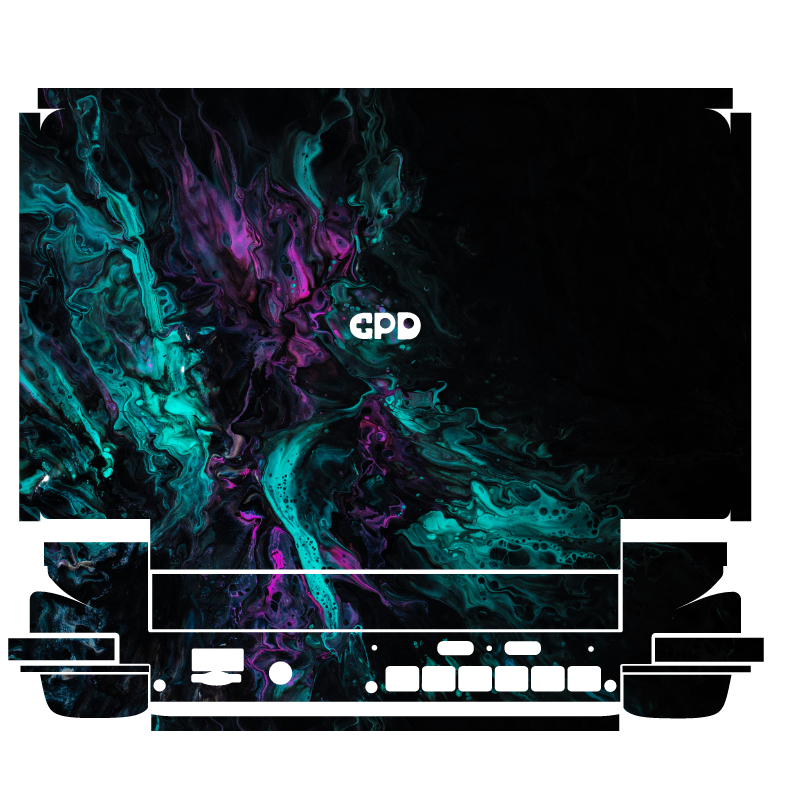 Skin dán GPD Mini 2023, 2024, 2025 mẫu Dack Liquid | Miếng dán Film 3M chống xước cho máy chơi game Win mini