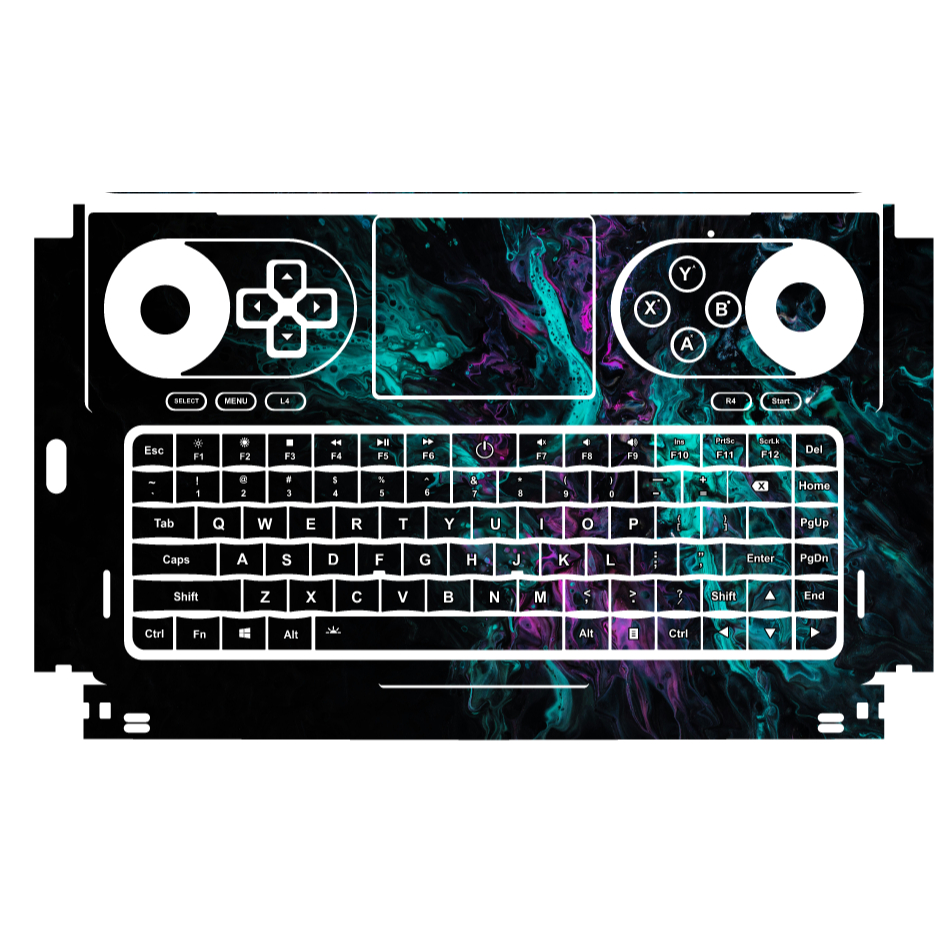 Skin dán GPD Mini 2023, 2024, 2025 mẫu Dack Liquid | Miếng dán Film 3M chống xước cho máy chơi game Win mini