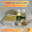 Combo Dát vàng 24k, Dễ làm cho người mới trang trí tượng, hoa quả, decor, DIY 1000 lá/ 500 lá dát vàng