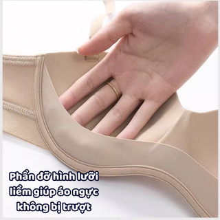 Áo Lót Su Đúc Quả Ngang Nâng Ngực Tạo Khe ENMA Không Gọng Mút Mỏng Chống Trượt BRA17