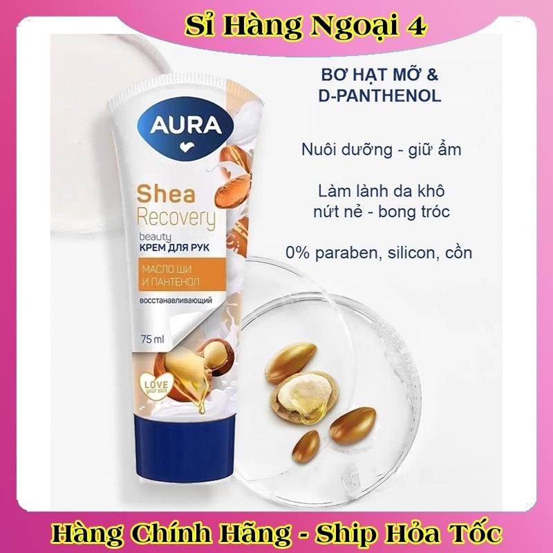 [MẪU MỚI] Kem dưỡng tay Aura 75ml dưỡng ẩm và chống lão hóa của Nga