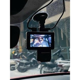 Camera hành trình ô tô 4TAXIPRO 3 mắt nhỏ gọn Ghi hình trước trong và sau Phân giải 2K Kết nối điện thoại Bảo hành 1 năm