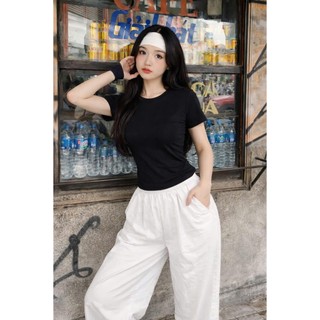 Áo babytee T90 chất liệu cotton zip co giãn 4 chiều ôm body, mềm body, mềm mại thoáng khí mat