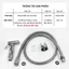 Bộ vòi xịt bồn cầu, vòi sịt đít vệ sinh tăng áp BANBO chính hãng dây Inox dài 1.2M lõi đồng KT-501