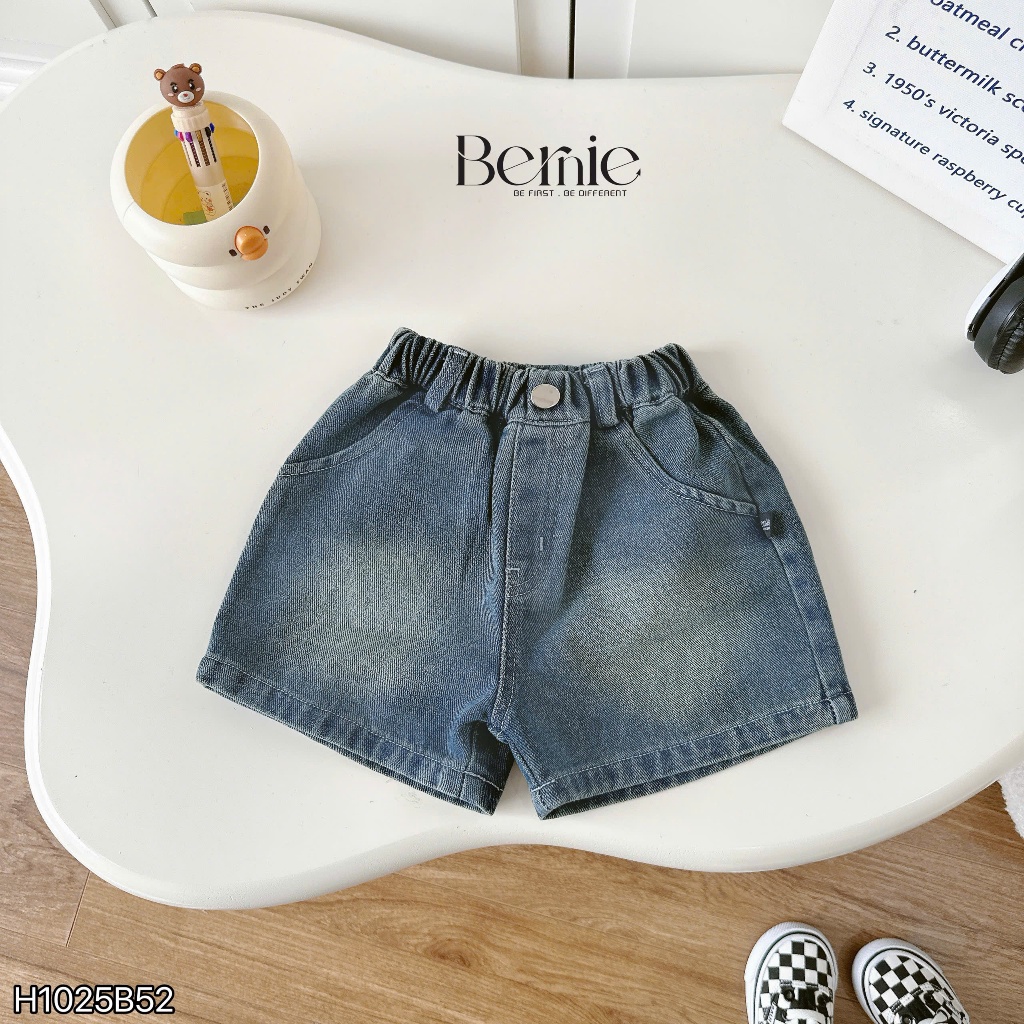 Bộ polo cổ đức phối quần bò cá tính bé trai, bộ polo happy brithday bé trai cá tính size cho bé 10 đến 27kg