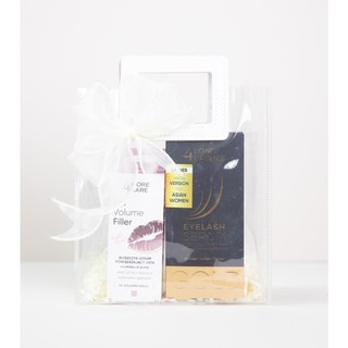 Set Long4Lashes Tiên Mi Lượng Nhãn, Serum Dưỡng Mi Long4lashes Gold và Son Dưỡng Túi Trong