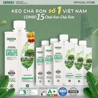 Combo 15 Chai Tặng 1 Súng Bơm + 1 DCTC, 1 BMR Chà Ron 2 Thành Phần - Chống Thấm, Không Chứa Chất Gây Ung Thư