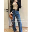 Quần jeans suông CN kèm belt