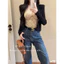 Quần jeans suông CN kèm belt